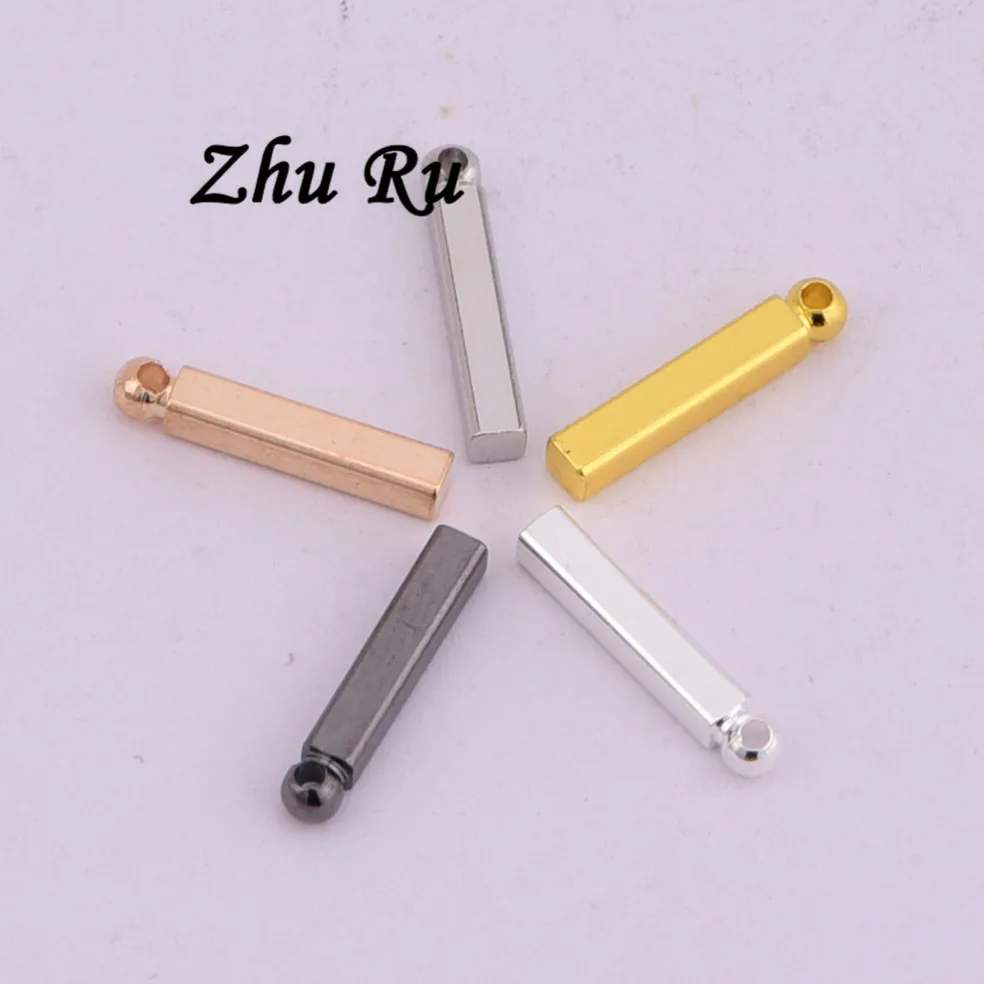 ZHU RU 20 шт./лот 12*2 мм длинные кубики с круглой головкой полоска моста форма колонны