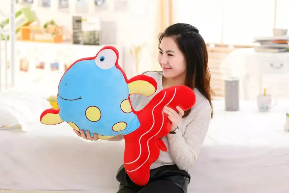 Новые модные креативные милые Золотая рыбка кукла морской рыбы куклы плюшевые