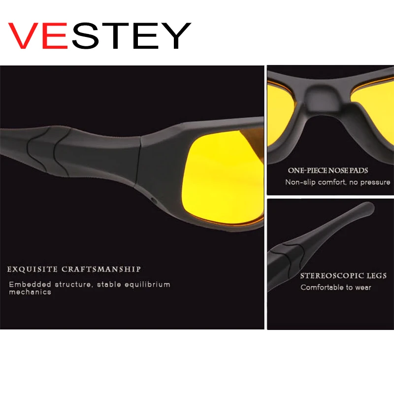 Солнцезащитные очки VESTEY мужские для вождения 2019|Мужские солнцезащитные очки| |