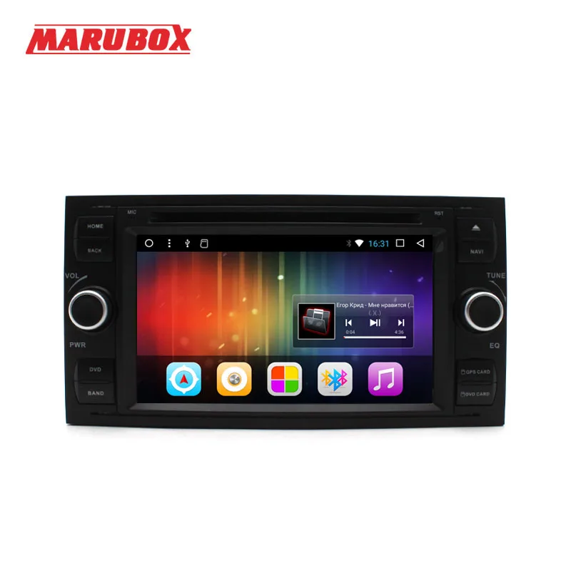 Автомагнитола MARUBOX 7A601DT3 2Din Android 7 1 для Ford Focus 2008 2011 Fiesta Mondeo Transit C Max дюймов GPS стерео