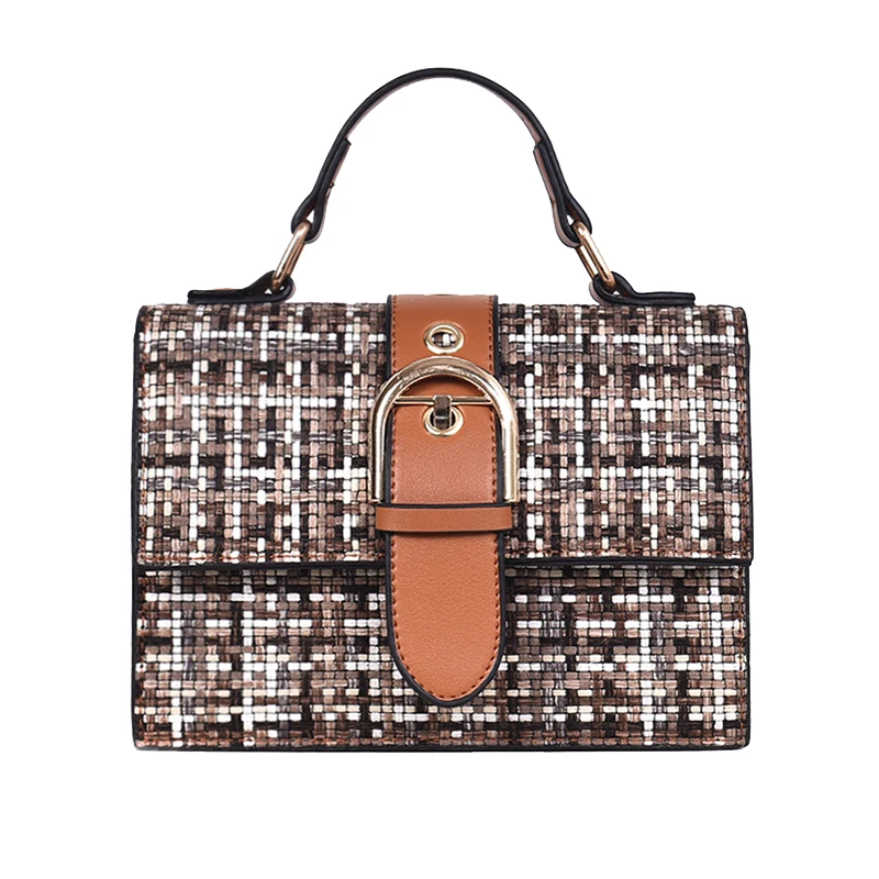 Искусственная кожа Сумка Урожай плед шерсть сумки crossbody для женщин 2018 женские