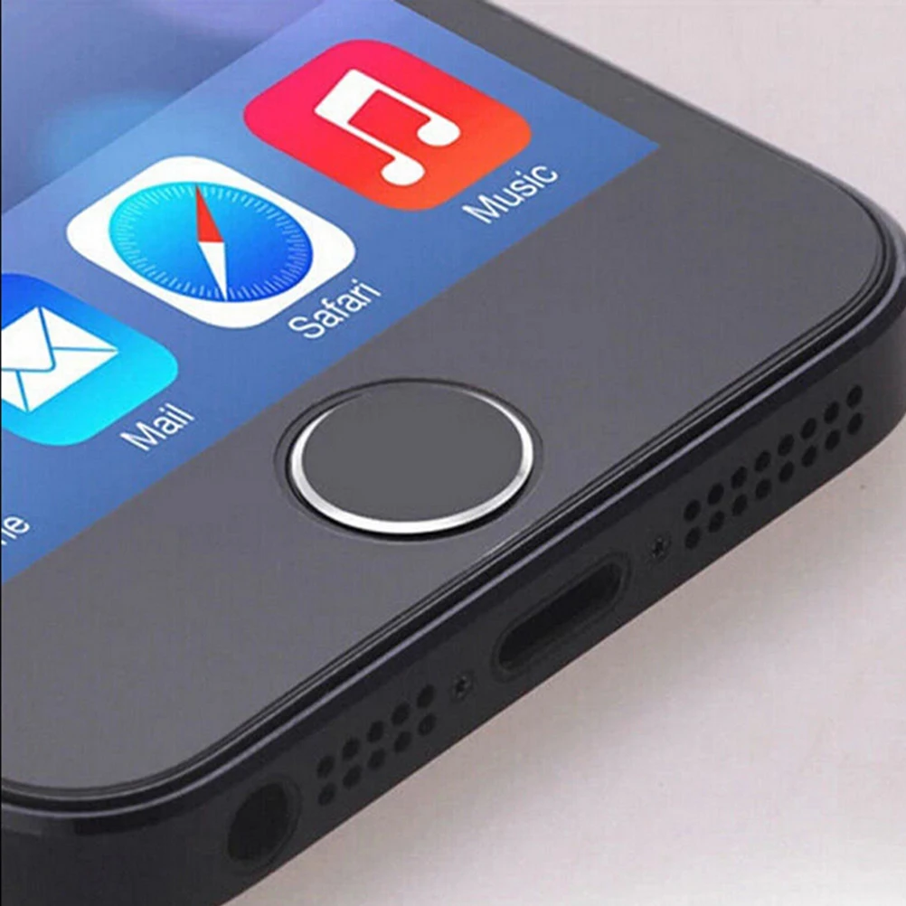 Защитная Наклейка на клавиатуру Touch ID Home для iPhone 5 5S 6 6s Plus с поддержкой