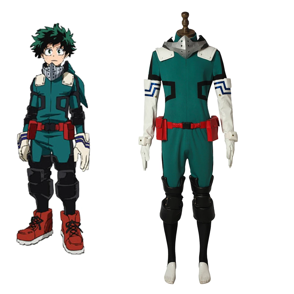 

Cosplaydiy Anime My Hero Academia 3 Cosplay Costume Boku no Hero Akademia Izuku Midoriya Cosplay Suit For Any Size L320