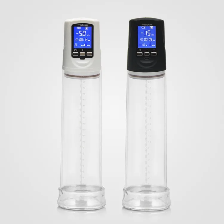 Помпа для пениса с USB Перезаряжаемые ЖК-дисплей автоматический электронный