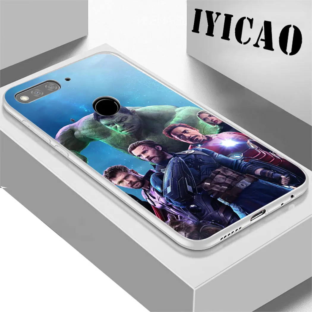 IYICAO Железный жесткий чехол для Huawei Honor 6A 6C 7A 7C 7X 8 8X 9 10 20 9X Lite Pro Play Note View
