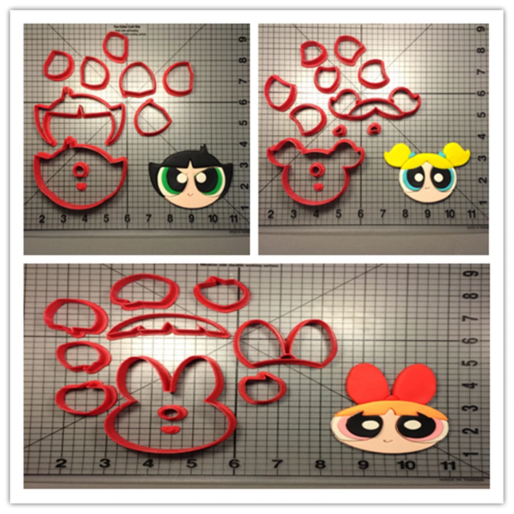 Набор инструментов для нарезки печенья девочек с 3D принтом|cookie cutter set|biscuit cookiescookie