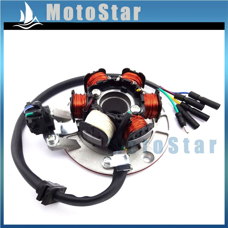 Магнитный статор двигателя с светильник для китайского YX 140cc Pit Dirt Motorcycle PitsterPro Stomp