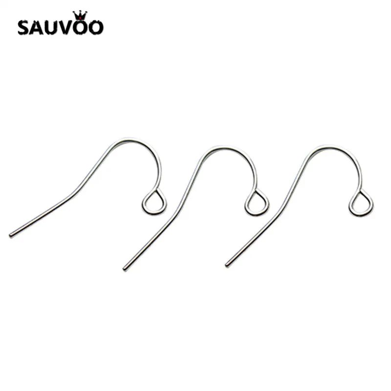 SAUVOO 200pcs/lot Antique Bronze/Gold/Silver Color Earring Hooks French Ear Wires for DIY Earrings Jewelry Making Findings | Украшения и