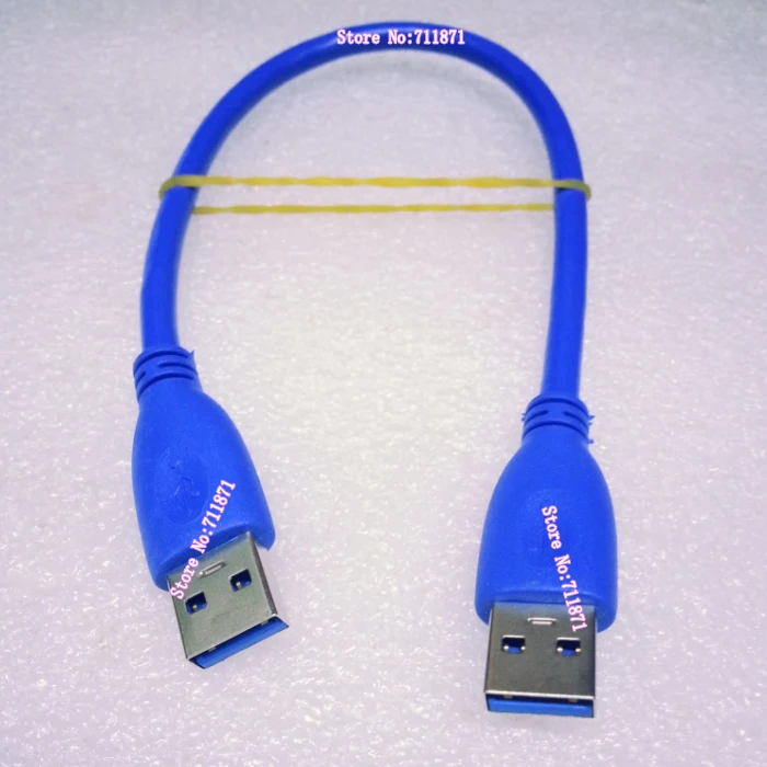 30 см короткий Мужской USB3 USB3.0 Удлинительный шнур Папа папа линейный кабель 300 мм