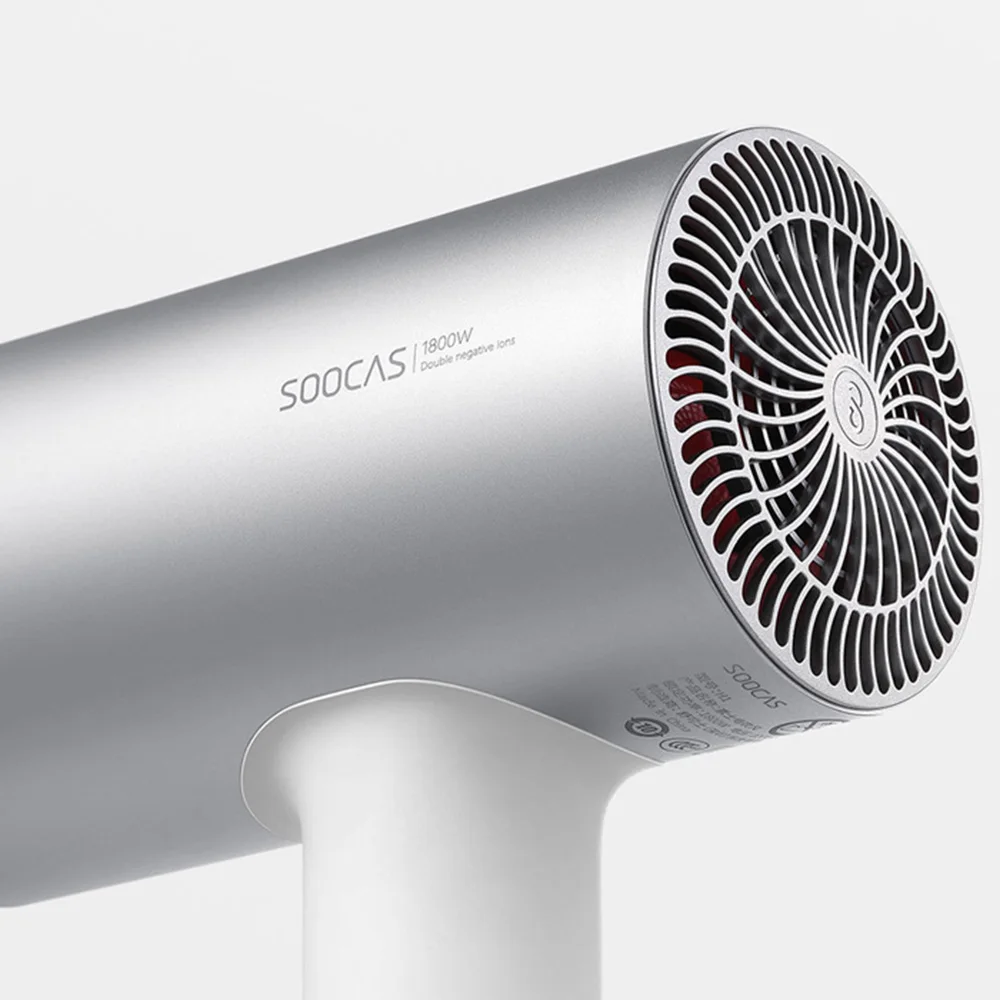 Фен для волос SOOCAS H3 профессиональный мощный электрический фен из алюминиевого