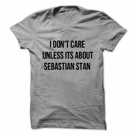 Мне все равно если только это не о футболке Sebastian Stan Unisex t90.|Футболки| |