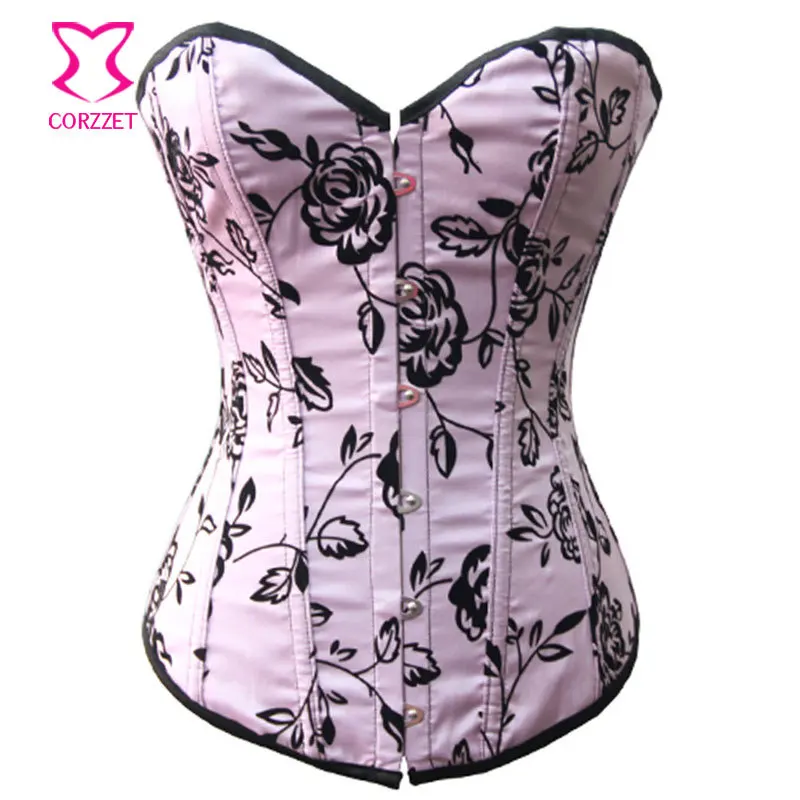 Женская блуза с цветочным принтом розовая Готическая облегающая блуза|shaper