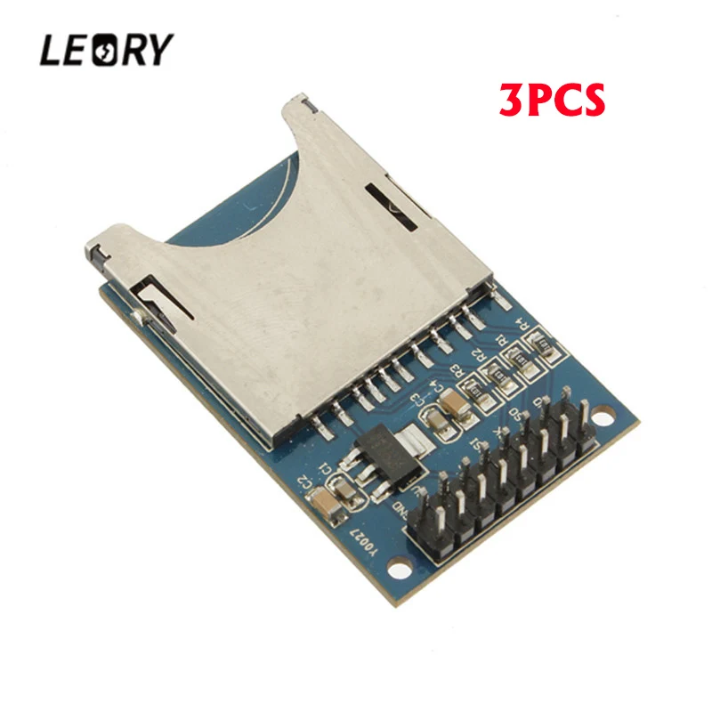 LEORY 3 шт. модуль sd карты для Arduino совместимый чтения и записи слот гнезда