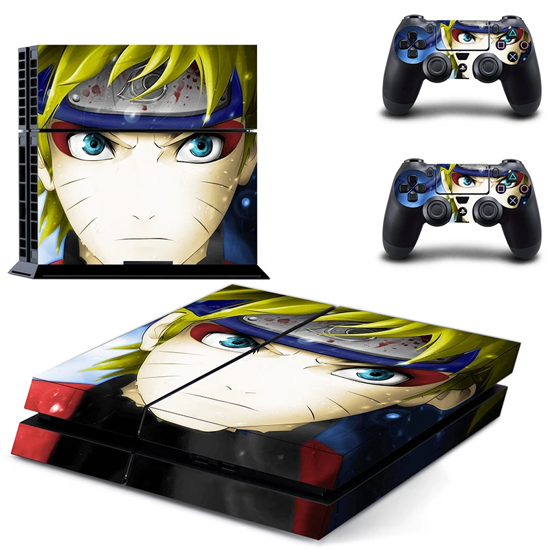 Naruto Play Station 4 ps4 skin sticker for Sony stickers Console and 2 controller skins vinyl pegatinas switch | Электроника