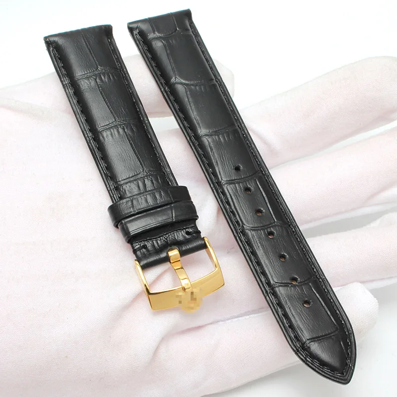 1 Аксессуары для часов для O-mega strap мужские кожаные булавки Пряжка бабочка Летающий ремешок гиппокамп Супер 18 серии 18 19 20 22 мм - Цвет ремешка: 1
