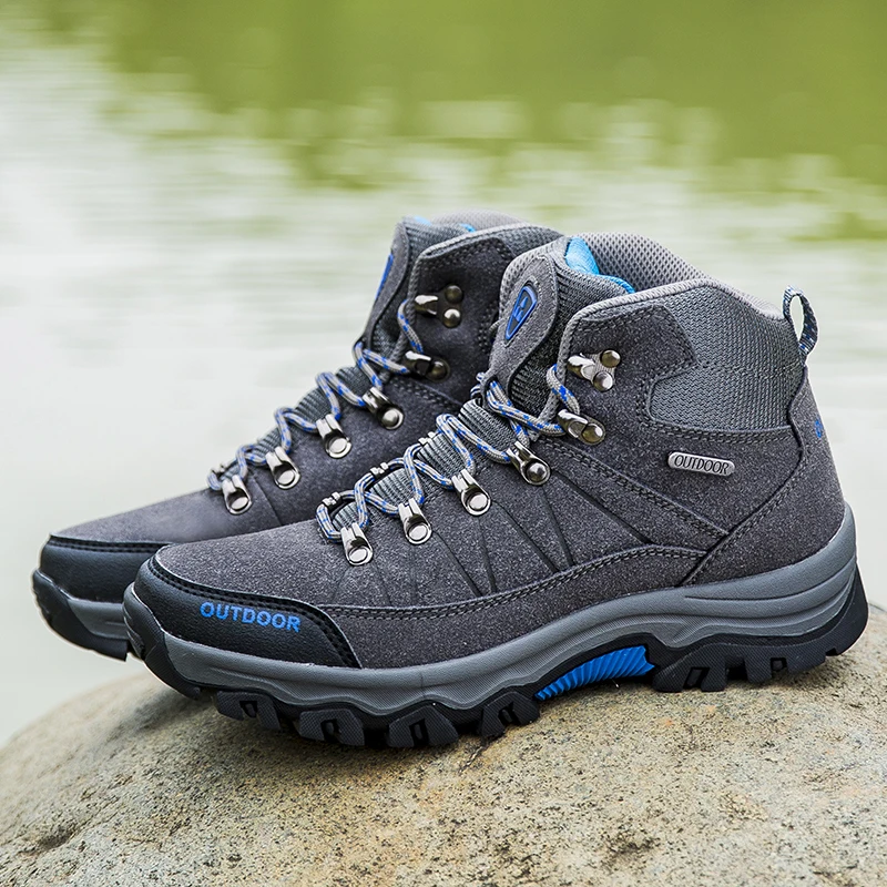 Men Hiking Boot Shoes Sports Sneakers Breathable Climbing Camping Walking Trekking Shoes Men Athletic Shoes