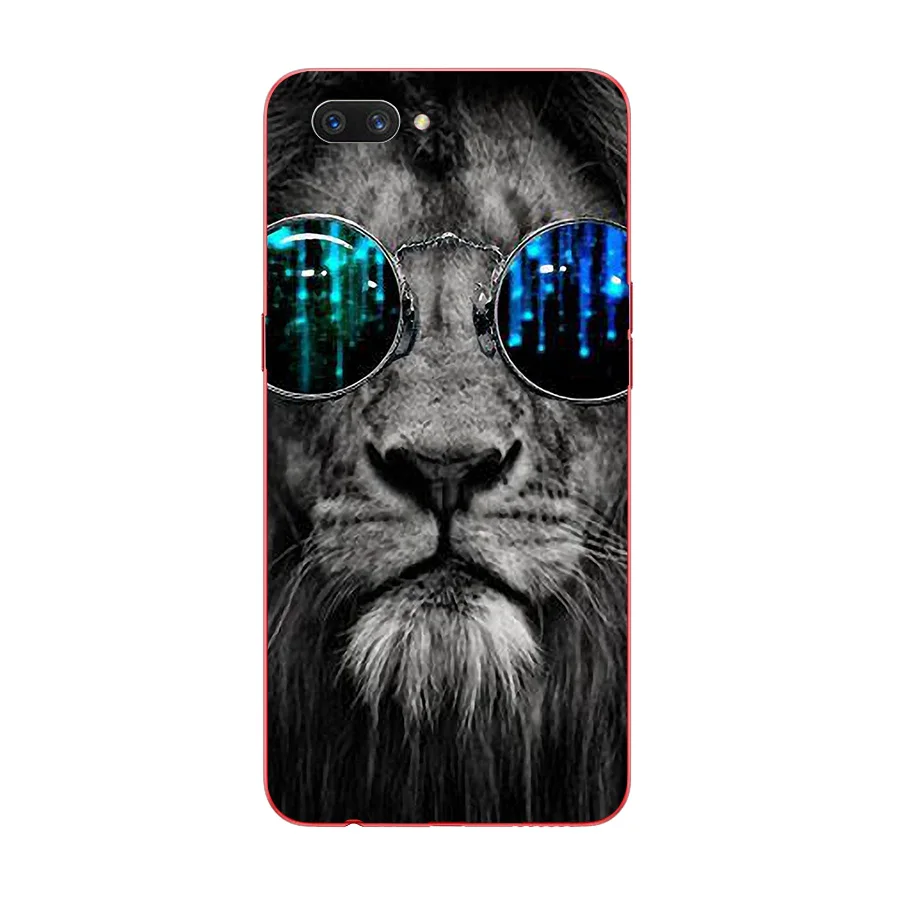 For Oppo A3s Case 6.2 inch Painted Soft Silicone Phone Cases Back Cover Funda |