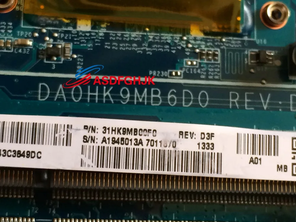 Для Sony Vaio SVF1521 основная плата для ноутбука Материнская i7-3537U A1961832A A1945013A 100% TESED OK |