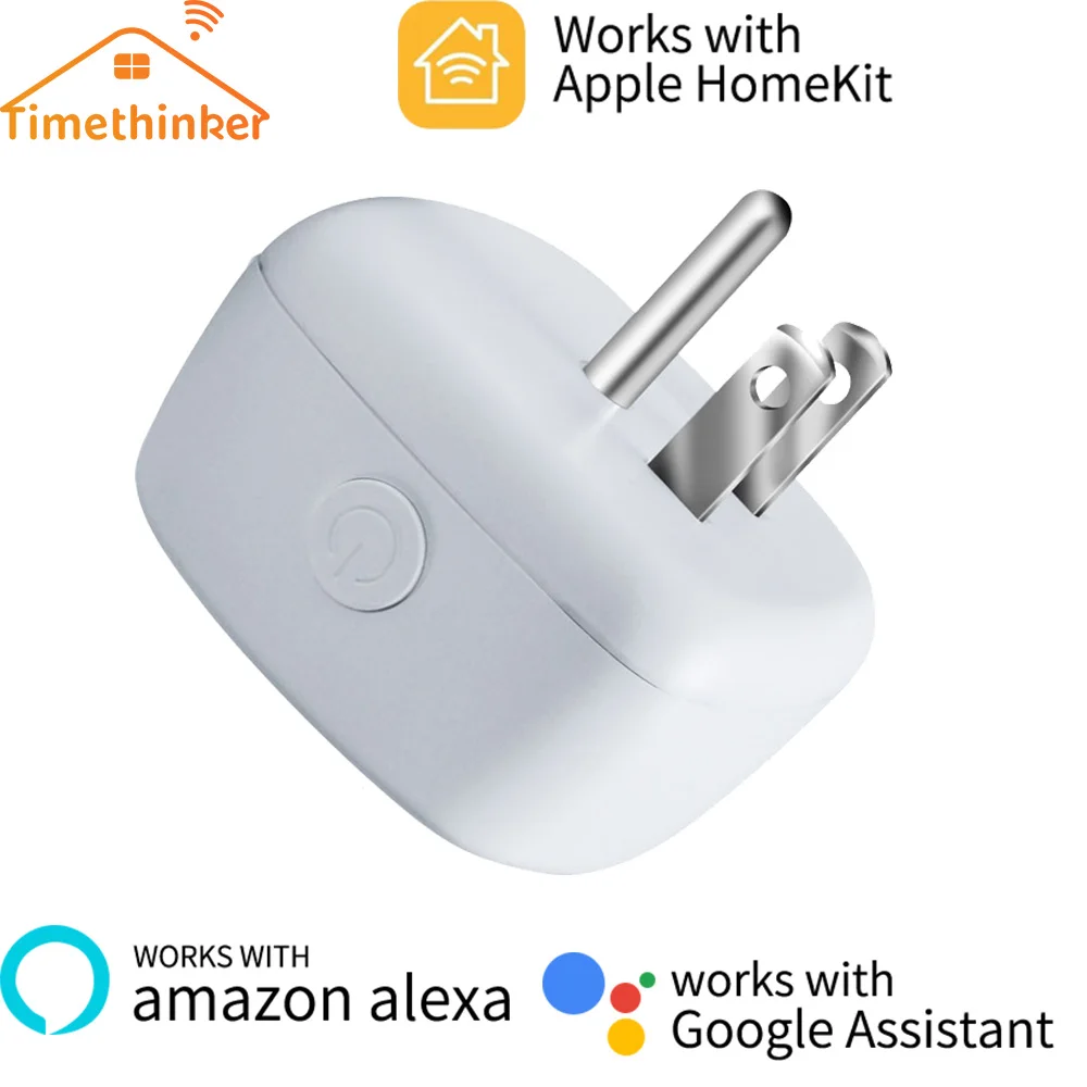 Умная розетка Timethinker для Apple Homekit умная с Wi Fi Alexa Google Home ЕС США голосовое управление
