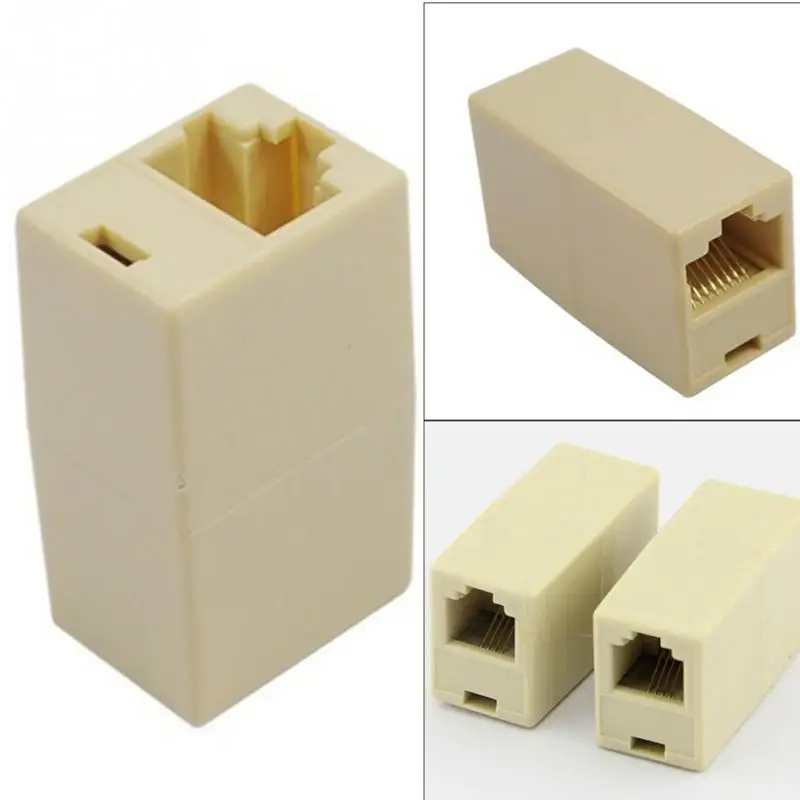 Промо-акция! 1 шт. двойной разъем RJ11 для телефона разветвитель удлинитель