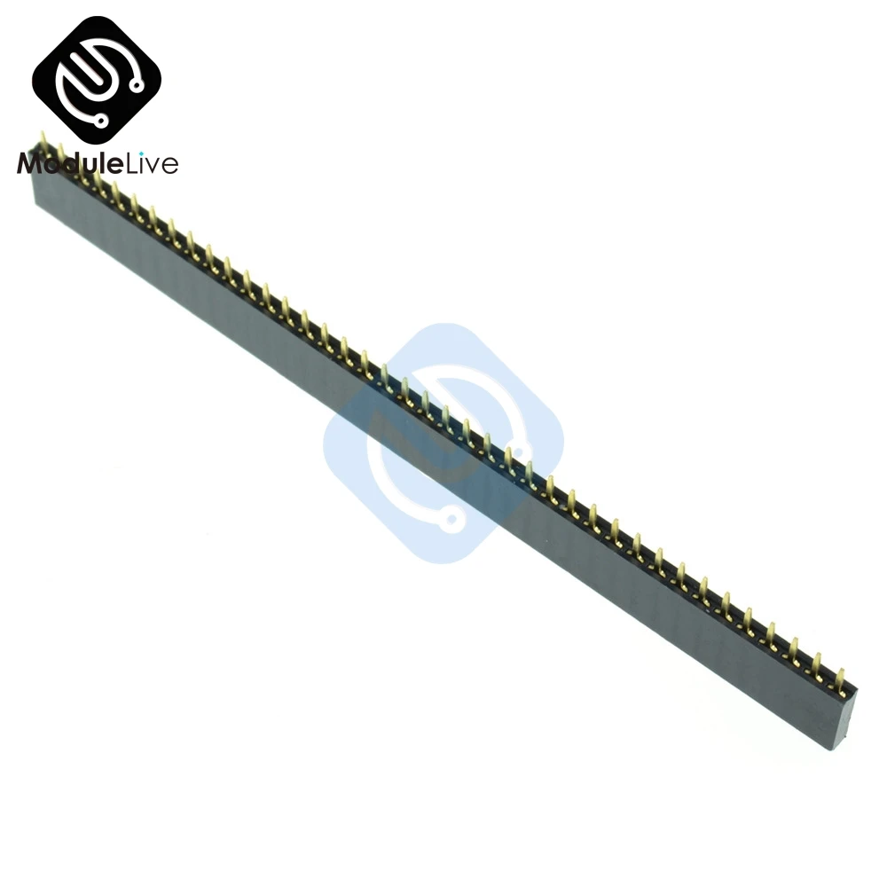 5 шт. 40 Pin 2 54 мм Женский Однорядный штыревой коннектор DIY для Arduino|Детали и