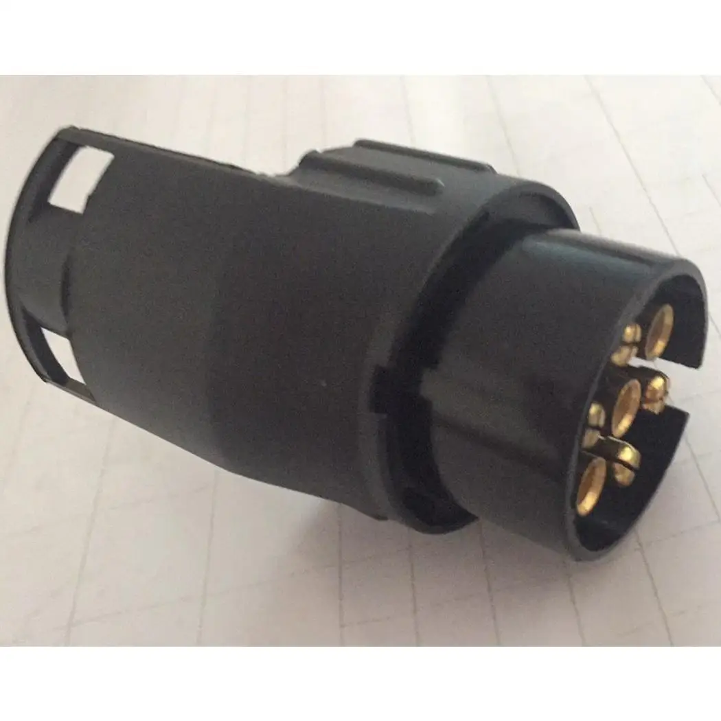 Автомобильный прицеп Грузовик 7 Pin to 13 Plug черный адаптер конвертер буксировочный