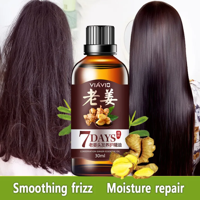 New 30ml Fast Hair Growth Essential Oil Effective Loss Treatment Regrowth Ginger Serum Health Care Beauty TSLM1 | Красота и здоровье