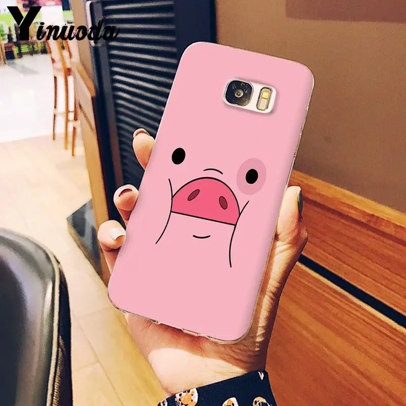 A9 Yinuoda чехол с рисунком поросенка из мультфильма, умный чехол, чехол для телефона, для samsung S5, S6, S6 edge, S7 edge, S8 Plus, S9 Plus, чехол - Цвет: A9