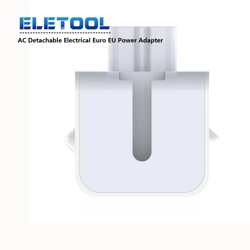 AC съемный Электрический евро ЕС адаптер питания вилка утка голова для Apple iPad iPhone