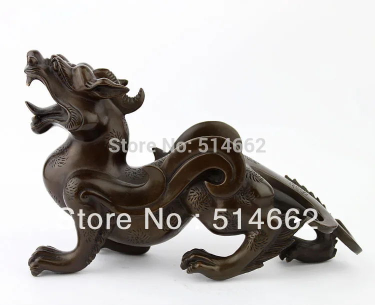 Preise Paar Messing Pi Yao Skulpturen Fengshui/pi Xiu STATUEN FIGUR/Pi Xie/Für Reichtum J2308