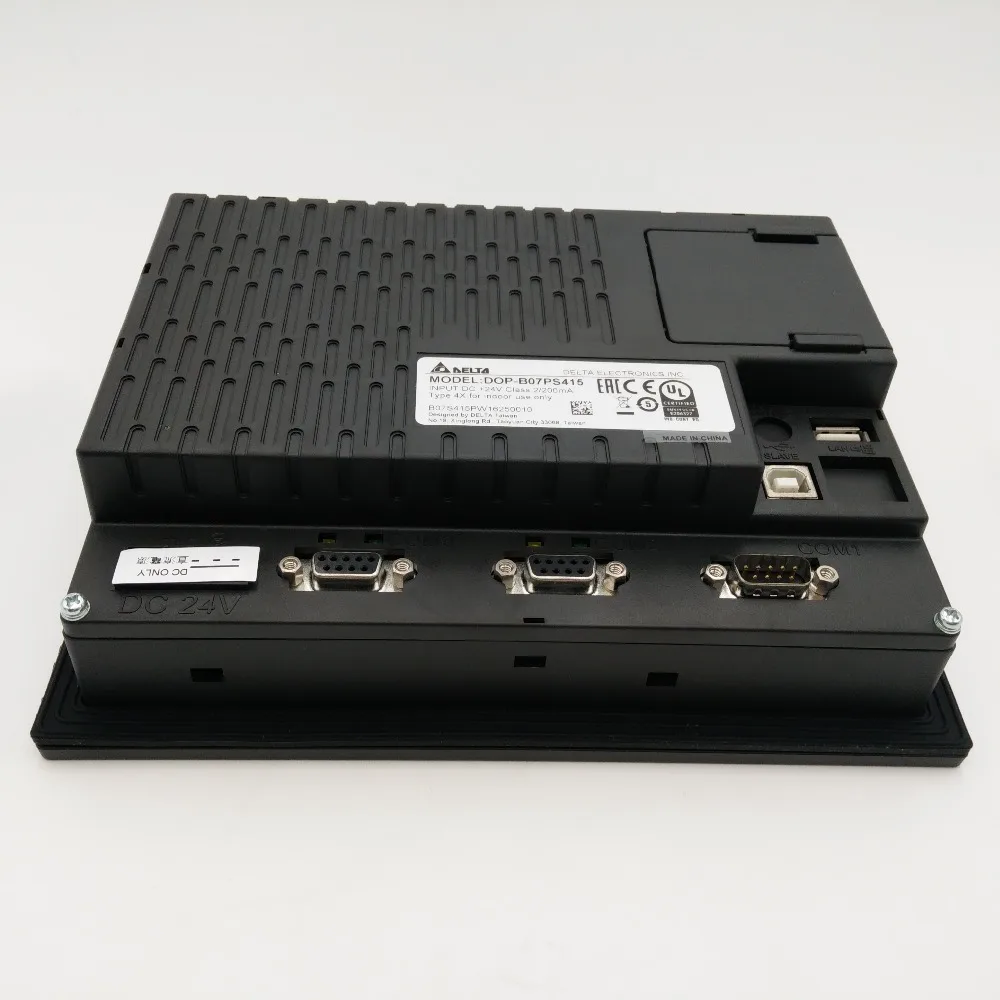 7 дюймов Delta HMI &quotПЛК панель сенсорный скрин DOP B07PS415 800x480 с USB программным кабелем
