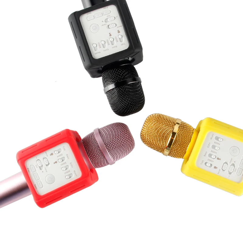 Оригинальный бренд Q9S + волшебная bluetooth микрофон для караоке Беспроводной