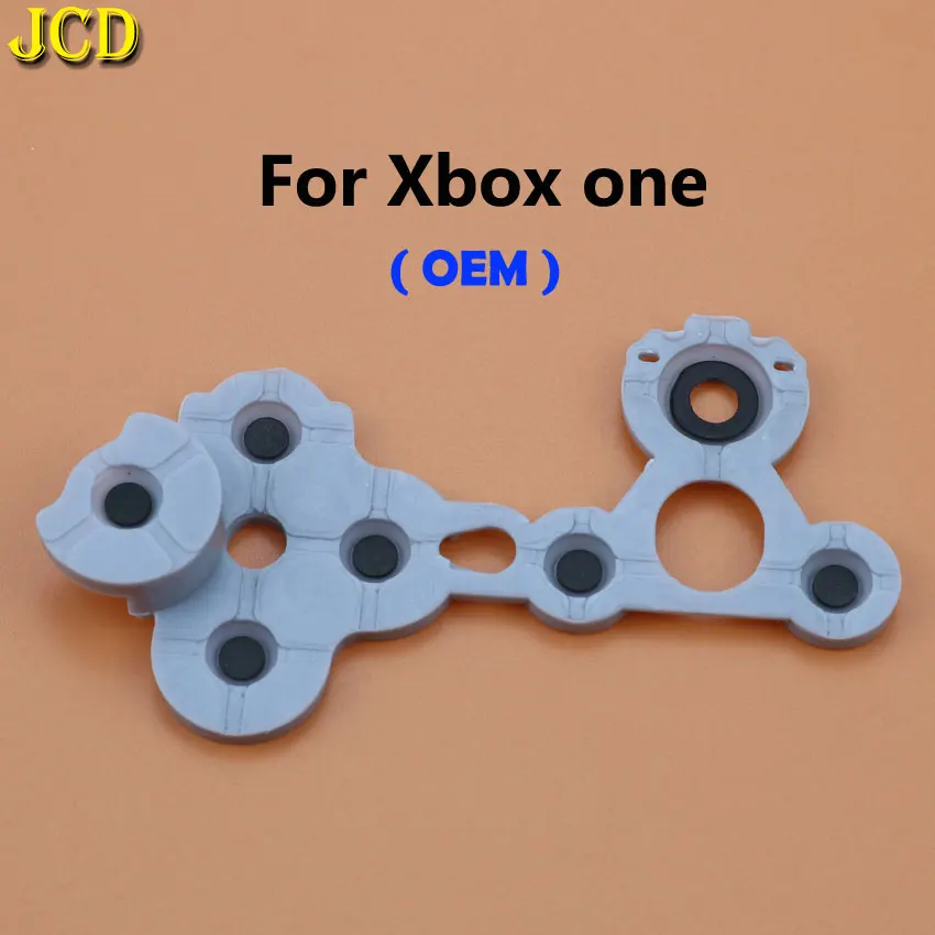 JCD 1 шт. цвет серый оригинальная стандартная резиновая кнопка для MicroSoft Xbox One XboxOne S