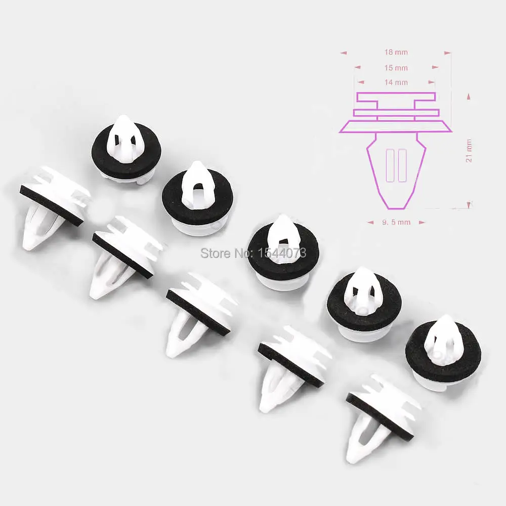 500 шт. oem качество Пластик Авто Межкомнатная дверь отделка Зажимы двери Панель