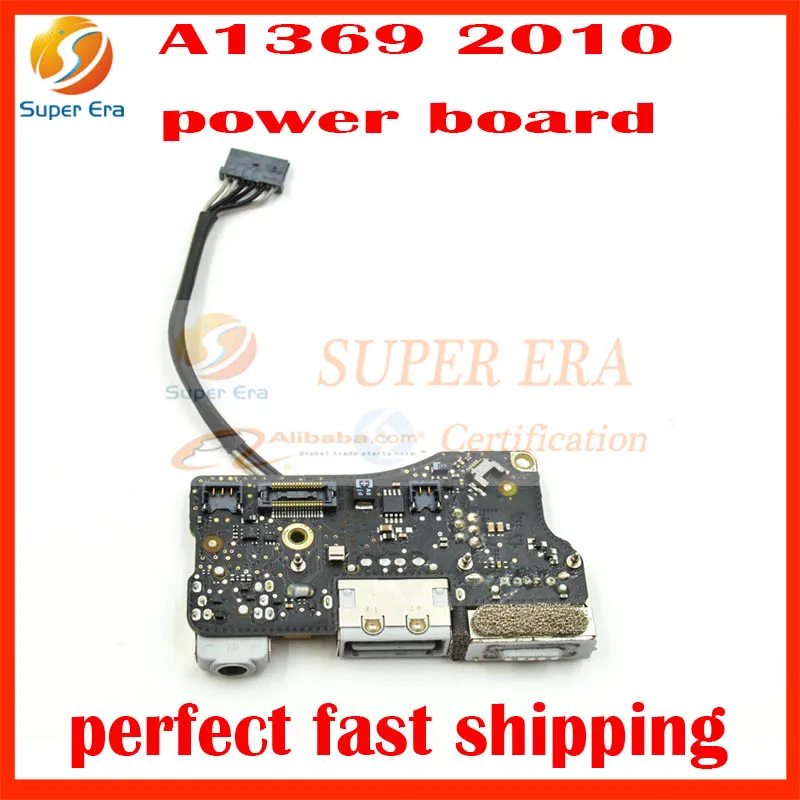 Подлинная идеально используемая USB DC I/O Jack аудио плата питания 820-2861-A для Apple MacBook Air