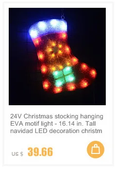 24V Рождество Санта Клаус EVA атмосферный свет-22,83 дюймов. Tall navidad светодиодное украшение Рождественские огни Открытый водонепроницаемый