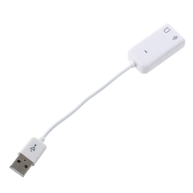 Sienoc USB 2 0 Виртуальная 7 1 канальная Xear 3D Внешняя звуковая карта Звуковой адаптер