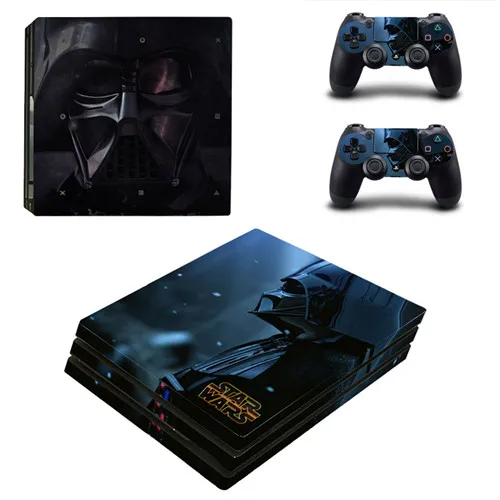 Звездные войны Дарт Вейдер PS4 про кожу Стикеры для sony Игровые приставки 4 консоли и 2 контроллеры PS4 про кожу Стикеры s Наклейка виниловая - Цвет: YSP4P-0410