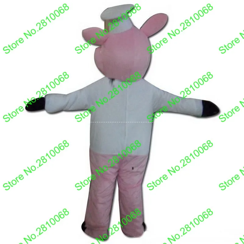 Шлем Make EVA белая одежда костюм свиньи талисмана мультяшная Маскарад на день