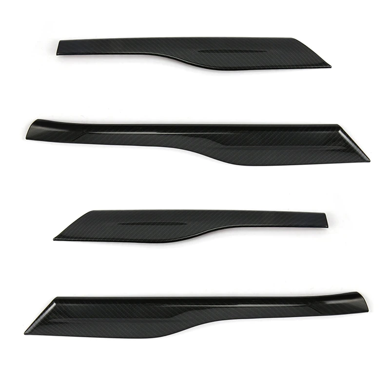 

For Mitsubishi Outlander 2013 2014 2015 2016 2017 2018 4PCS Door Handle Panels Pull Armrest Covers Protective Trim