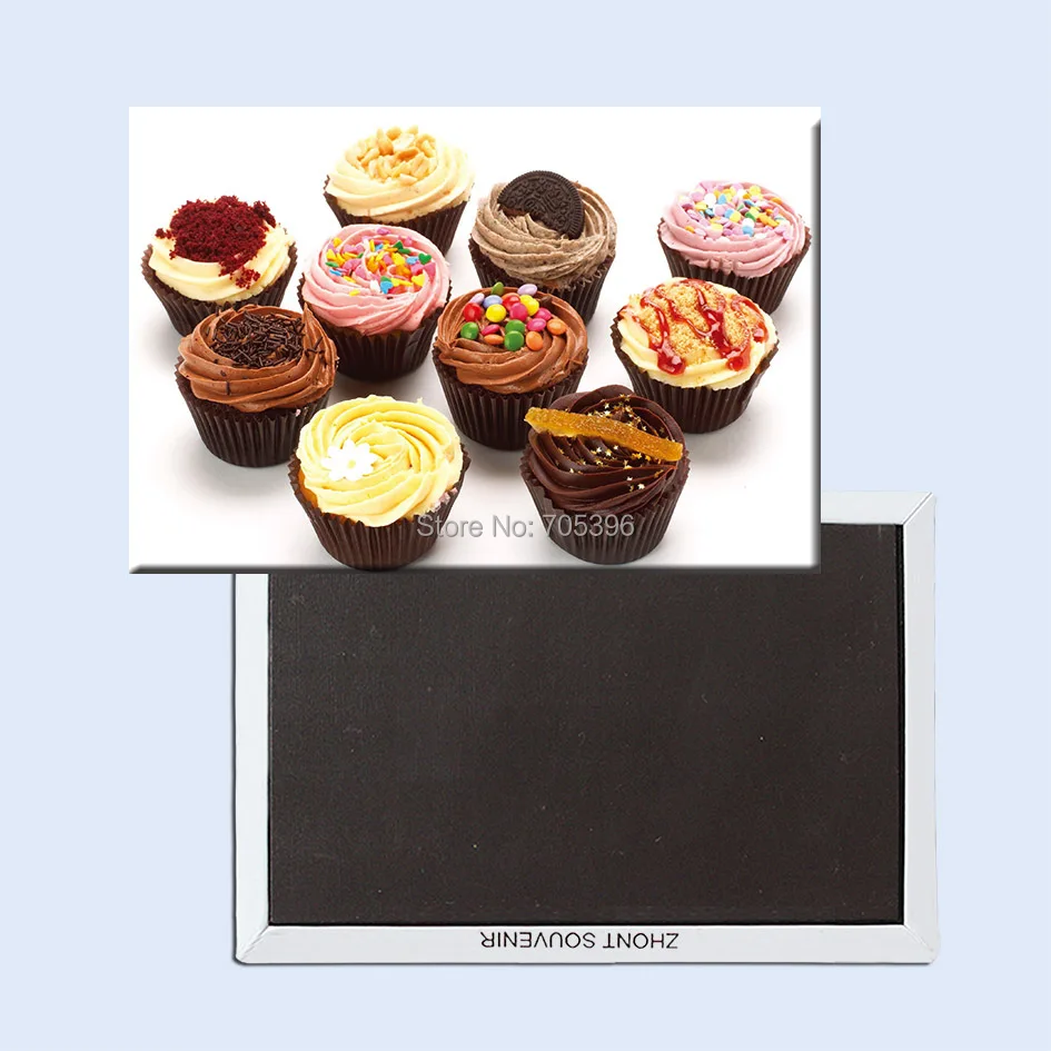 

Fun Refrigerator Magnets 78*54mm,candy-cupcakes Rigid Fridge Magnets 20852