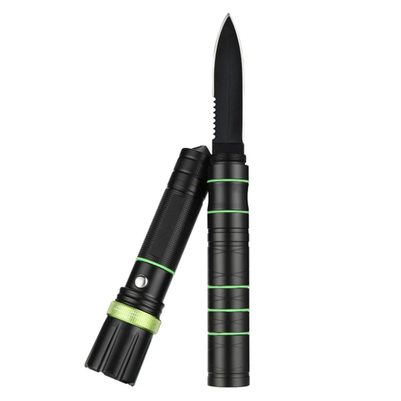 Multi-functional LED Flashlight Outdoor Travel Tactical Pen Window Glass Breaker Knife EDC Survival Tools | Безопасность и защита