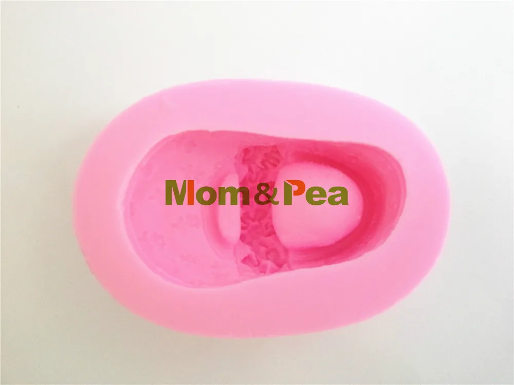 Mom & Pea 0002 детская Цветочная Форма для обуви силиконовая форма мыла украшение