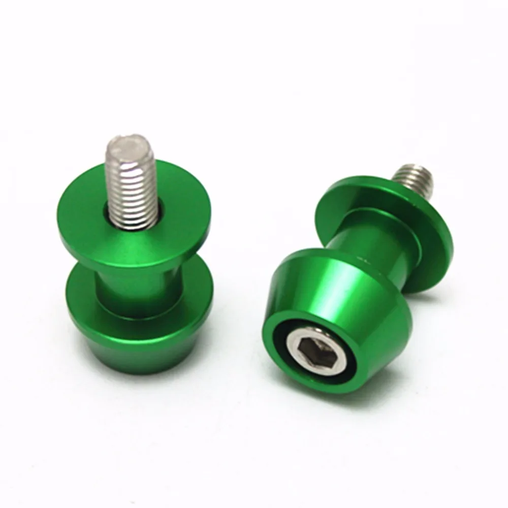 10 мм поворотный рычаг Катушки ползунки подставка для Kawasaki Ninja 250R 300R 400R ZX 6R Z750R Versys