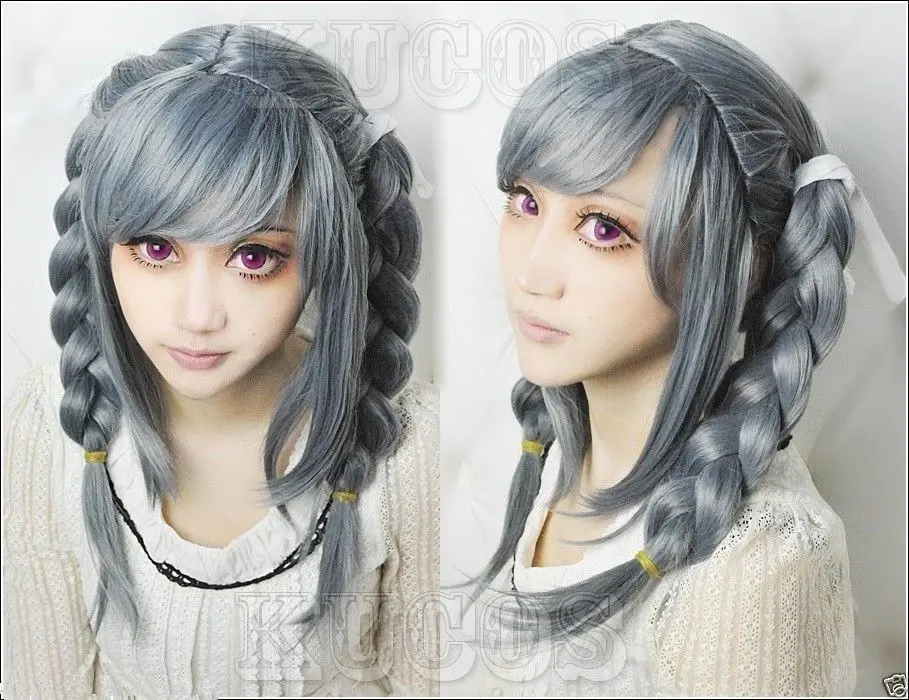 Parrucca парик бесплатная доставка ~~~~ Danganronpa Пеко Pekoyama Косплей Парик|wig wire|cosplay wigs ukwig