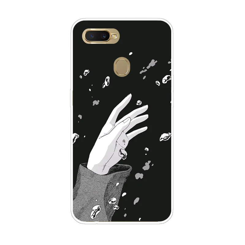 For OPPO A7 Case Silicon Space imagine Painting Soft TPU Back Cover for OPPOA7 Phone protect Bags shell |