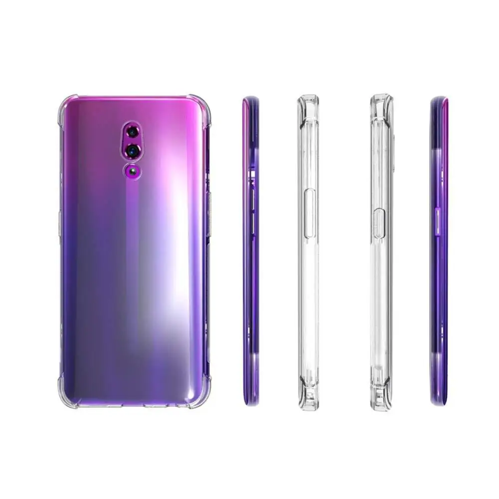 Protection Transparent TPU Silicone For OPPO Realme 3 Pro Reno10x Zoom Version Reno F11 F9 Shockproof |