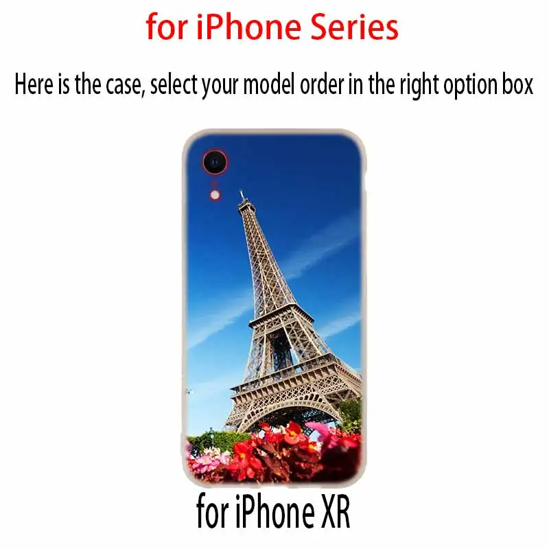 Мягкий силиконовый чехол с изображением французской Парижской Эйфелевой башни