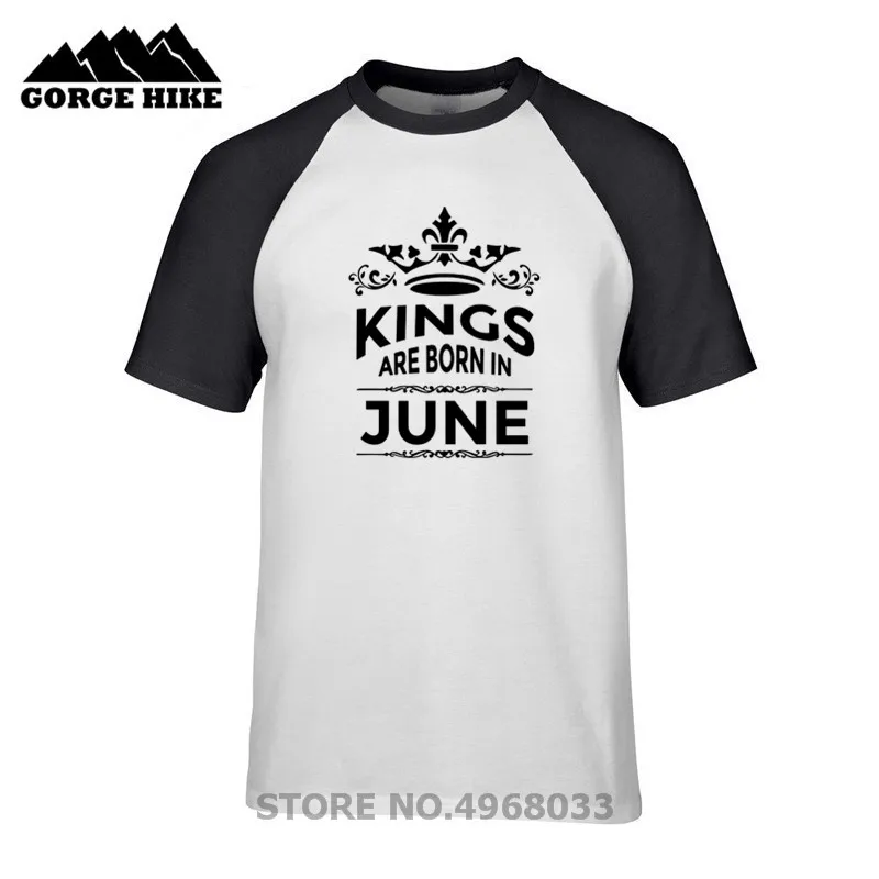 Модный лучший подарок на день рождения Мужская футболка с надписью Legends Kings are born in