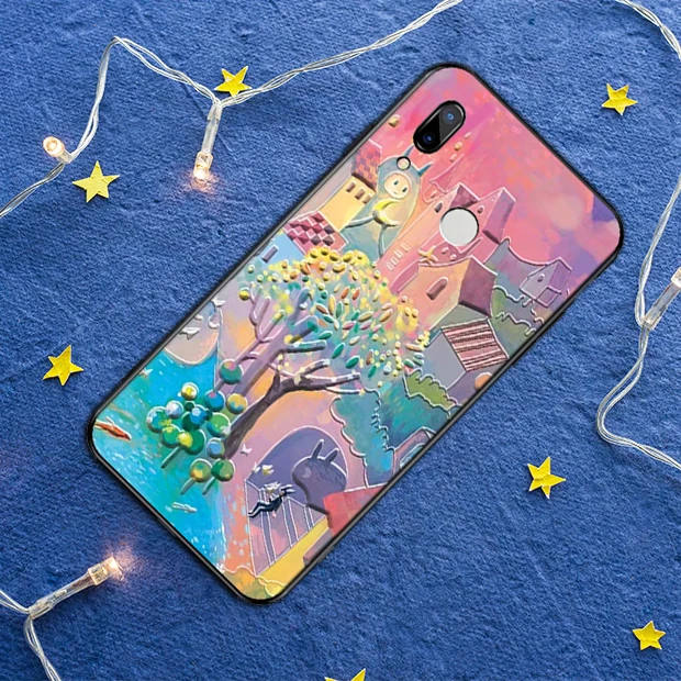 Чехол для Huawei P20 Lite черный чехол Pro телефона с рисунком феи|Бамперы| |
